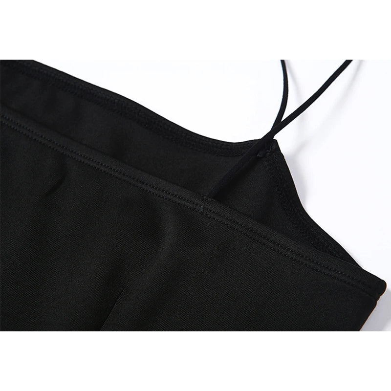 Women's Sleeveless Slit Maxi Dress, Spaghetti Strap Bodycon Dress,  Stretchy Fabric and Versatile, Elegant Sexy Evening Dress