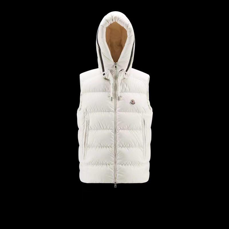 Moncler Hooded Quilted Down Vest
