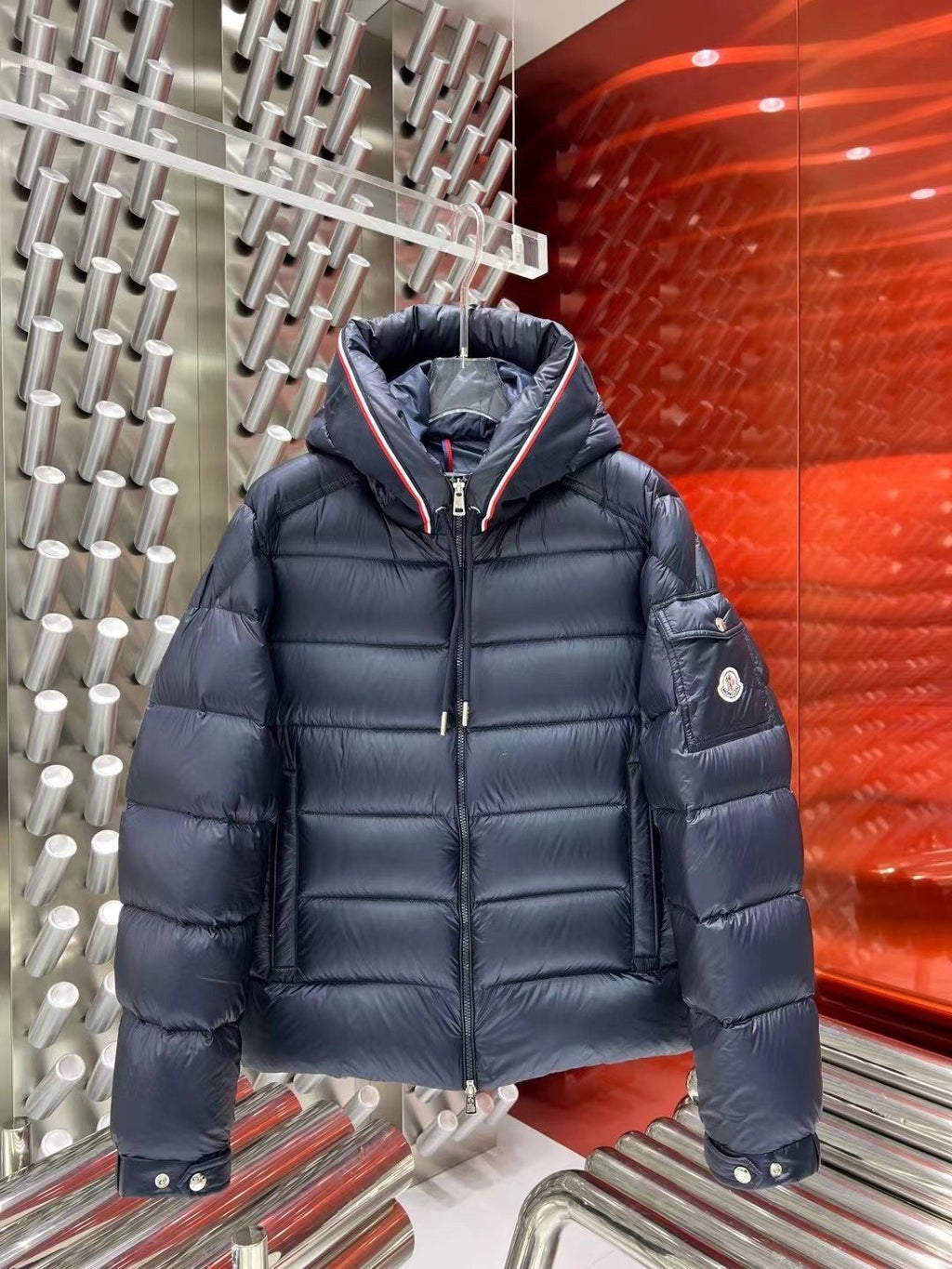 Moncler Hooded Quilted Puffer Coat