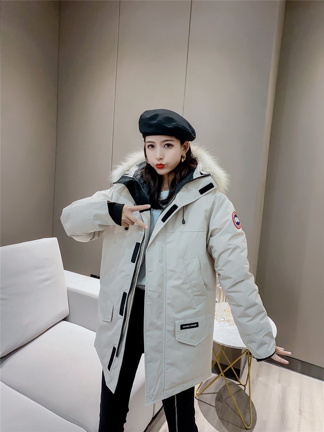 Canada Goose Hooded Puffer Jacket