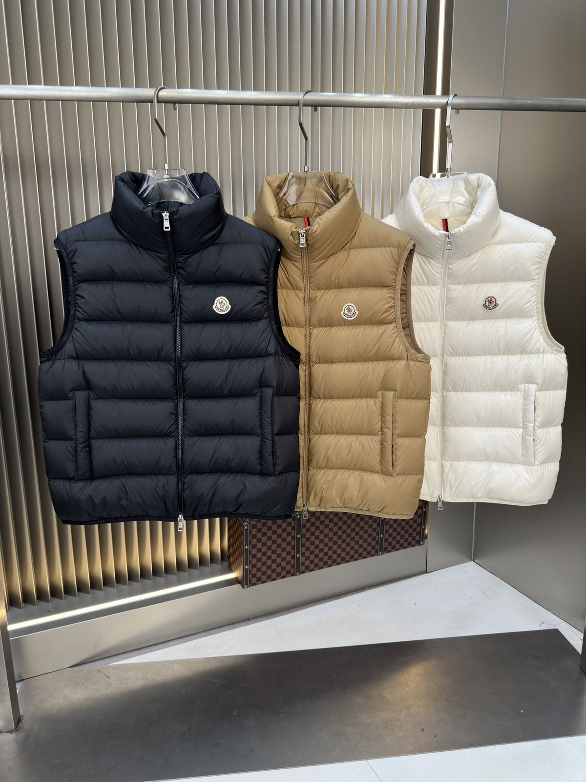 Moncler Quilted Stand-Collar Down Vest
