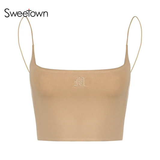 Sweetown Summer Women Tank Tops
