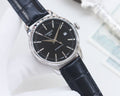 Tissot Silver Black Dial Strap Watch
