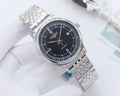 LONGINES Silver Black Dial Bracelet Watch